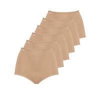 Sloggi Slip da donna 24/7 Cotton Maxi Slip 8301QG64, confezione da 6, beige., 54