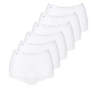 Sloggi Slip da donna Basic+ Maxi (confezione da 3), 6 x bianco, M