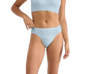 Sloggi Slip da Donna Zero Feel Bliss Hipster, Azzurro, S
