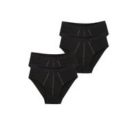 Sloggi Slip da uomo 2, 4, 6, Maxi Mini Midi Hipster Retro Multipack Comode Mutande in Cotone per Uomo, Confezione da 4 slip Midislip 24/7 Black, L