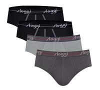 Sloggi Slip Da Uomo 4 Pezzi - Start Midi C4P Box, Cotone