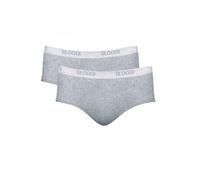 Sloggi Slip da uomo Basic Midi Multipack 2P 94% Cotone Slip Mutande Uomo Biancheria Intima, Grigio, XX-Large