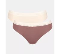 SLOGGI Slip 'GO' crema / marrone Donna SLOGGI XXL-XXXL