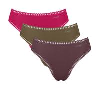 SLOGGI Slip marrone / verde / rosa Donna - Abbigliamento - Intimo - Mutande - Multipack SLOGGI M