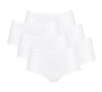 Sloggi Slip Midi Donna, Confezione Da 6 - 24/7 Microfibra, Monocromatico