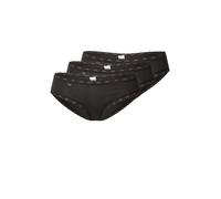 Mutandine da donna in cotone Sloggi 24/7 Lace Hipster (x3) Noir 38