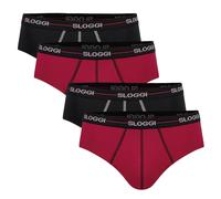 SLOGGI Slip rosso vino / nero / bianco Uomo SLOGGI M
