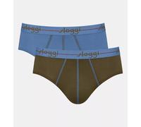 SLOGGI Slip 'Start' blu / oliva / rosso Uomo SLOGGI S