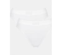 Sloggi Sloggi 2 Pack Double Comfort T Tai Slip 44 Bianco