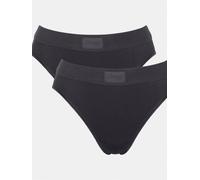 Sloggi Sloggi 2 Pack Double Comfort T Tai Slip 44 Nero
