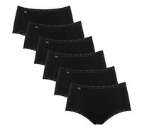 Sloggi Sloggi 24/7 Cotton Lace Midi C3P Slip, 6 x nero., 50