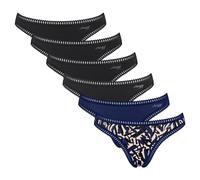 SLOGGI String beige / blu scuro / nero Donna SLOGGI M