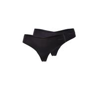 Sloggi String Donna ZERO Microfibre 2.0 H 2P grigio/nero Taglia M