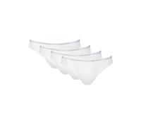 Sloggi Uomo Basic Mini Slip Confezione 2P + 2P 4 Pezzi - Bianco, M