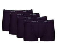 Sloggi Uomo Basic Short Boxer in Confezione da 2P + 2P 4 Pezzi (6, 0004 Nero)
