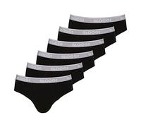 sloggi Uomo Go Abc Midi 6P, Nero, S