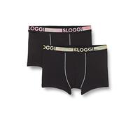 sloggi Uomo Go Abc Natural H Hipster 2P, Nero, XL