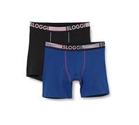 sloggi Uomo Go Abc Natural H Short C2P, Blue - Dark Combination, M
