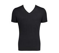 sloggi Uomo Go Shirt V-Neck Slim Fit, Nero, XL