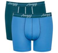 SLOGGI Boxer blu chiaro / petrolio / menta, Taglia M-L