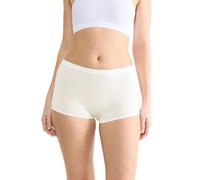 Sloggi Women's Go Sense Short 2P Briefs, Silk White, M (Confezione da 2), Bianco Seta., M