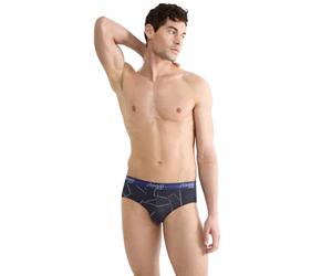 Sloggi Women's Men Start Midi C2P Box Briefs, Blue Combination, 5 (Confezione da 2), Combinazione Blu, 5
