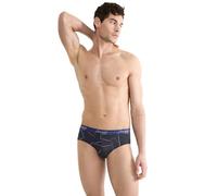 Sloggi Women's Men Start Midi C2P Box Briefs, Blue Combination, 8 (Confezione da 2), Combinazione Blu, 8