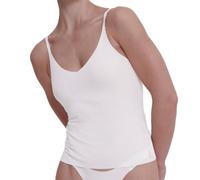 sloggi Zero Feel 2.0 Spaghetti Top, Maglietta Donna, Silk White, L