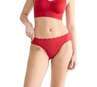 Sloggi Zero Feel Bliss Festive High Leg Slip, Shanghai Red, XS Donna