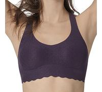 sloggi ZERO Feel Lace Top, Bustino, Donna, Viola (Blackcurrant Juice), S