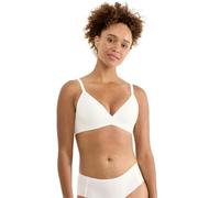 Sloggi Zero Feel Pure The Push Up Reggiseno, Bianco Seta, L Donna