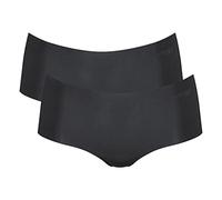 Sloggi Zero Microfibre 2.0 Short 2p Underwear, 2 x Nero, L (Pacco da 2) Donna