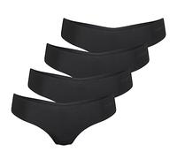 Sloggi Zero Modal 2.0 Hipstring, Confezione da 4, Nero, S