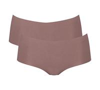Sloggi Zero Modal 2.0-Pantaloncini 2 p Underwear, Cacao, L (Pacco da 2) Donna
