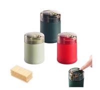 sloiaz Distributore Automatico di stuzzicadenti a Scomparsa, distributore Automatico di stuzzicadenti, Barattolo di stuzzicadenti for la casa con 200 stuzzicadenti(3PCSMIX)