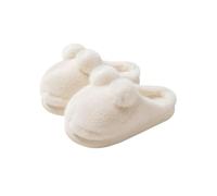 SLOKFV5 Caldo Pantofole da donna in cotone morbido e carino, invernali, morbide e calde, for la casa, in memory foam, con fondo spesso e antiscivolo, for la camera da letto Casa(Wit,36 EU)