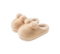 SLOKFV5 Caldo Pantofole da donna in cotone morbido e carino, invernali, morbide e calde, for la casa, in memory foam, con fondo spesso e antiscivolo, for la camera da letto Casa(Kaki,38 EU)