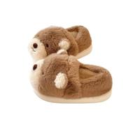 SLOKFV5 Caldo Pantofole in cotone con orsetto kawaii e carine, calde invernali, in memory foam, for interni, morbide e pelose, for coppia, for casa, scarpe da donna e uomo Casa(39 EU)