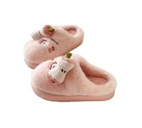 SLOKFV5 Caldo Pantofole morbide e carine a forma di frutta for donna, in peluche, calde e accoglienti, in memory foam, da indossare in camera da letto Casa(Roze,39 EU)