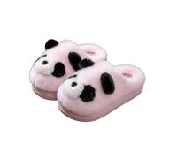 SLOKFV5 Caldo Simpatiche pantofole di peluche a forma di panda, adorabili e divertenti, in cotone, for coppie di animali, calde e morbide, da interno, con scarpe kawaii pelose. Casa(Dark Brown,40 EU)