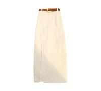 SLOKFV5 Gonna Gonna Longuette a Coste con Spacco in Velluto a Coste da Donna a Vita Alta Gonna Lunga Aderente con Cintura e Linea per l'autunno e l'inverno Spiaggia