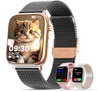 SLOKSFil 2025, smartwatch da donna, 1,83", TFT full touch screen con funzione telefonica, frequenza cardiaca, spO2/24 ore, 100 modalità sport/ciclo mestruale/monitoraggio del sonno, fitness tracker