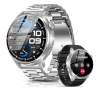 SLOKSFil Smartwatch Uomo con Chiamate Bluetooth, 1.52" HD Orologio Intelligente Fitness, con 1000 mAh 24/7 Cardiofrequenzimetro SpO2 Sonno 110+ Sport Impermeabile IP68, per Android iOS (Acc. Argent)