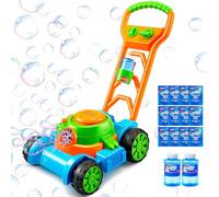 Sloosh Bubble Lawn Mower - Giocattoli per bambini, giocattoli estivi per esterni, per bambini in età prescolare, regalo di compleanno di Halloween (blu)