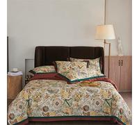 SLOPSS Copertura del piumone Geometrica Bohémien Cover di Cotone Egiziano Copripiumino Foglio da Letto 2 federe (Colore: Una Dimensione: Regina (A King 220x240cm 4pcs)