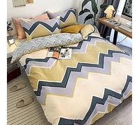 SLOPSS Copertura Duvet Super MORM EGITY EGITANO Cotone Indietro Pezzi Floro Damask Copertina del piumone Coperchio Piumino e Foglio da Letto 2 Cuscinetto (Colore: F.) (C.)