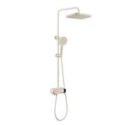 SLOPSS di Doccia per Bagno a Pioggia con beccuccio di Vasca, soffione con Pioggia con Combinazione Portatile, Tasto per Piano Set Rubinetto per Doccia, Doccia montata a Parete Completa combinata con