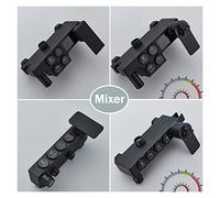 SLOPSS Doccia Nera Black Bagno terminale di Rubinetto Set di rubinetti d Una piovosità a Parete con Mixer Digitale Intelligente, irrigatore, irrigatore