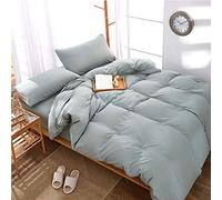SLOPSS Duvet Double Bed Twin Queen Size with Pillow Case Soft Brushed Microfiber Bedding Set Quilt Cover 220×240cm Flat Sheet Pillowcases (King)