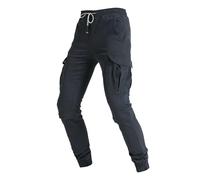 SLOPSS Pantaloni da Motocicletta da Uomo, Abbigliamento Protettivo Sport's Sport Riding Motocross Racing Caluser, Jeans da Cool di Abbigliamento a più Tasche, con 4 protettori Staccabili